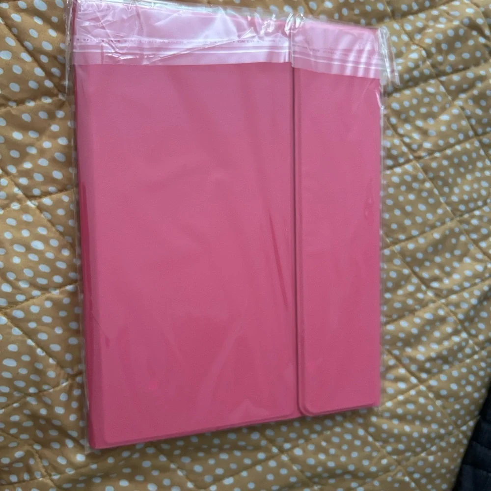 Vibrant Pink Tablet iPad case with keyboard